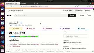 Using ExpressJS with http-session