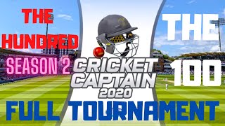 Cricket Captain 2020 The 100 The Hundred Full Season Trent Rockets 2