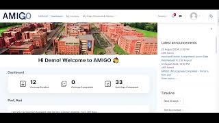 #AmityUniversityOnline Learning Management System - AMIGO#amityonline #amityadmission #amity