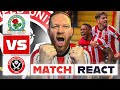 EASIEST AWAY GAME OF THE SEASON | Blackburn 0-2 Sheff United - Match React