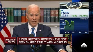 President Biden responds to the UAW strike decision