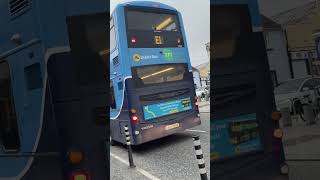 Dublin bus route: E1 | VG24 Wright eclipse Gemini | 17/2/25 | Bray Main Street