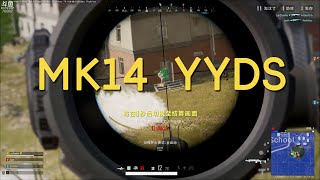 【绝地求生蓝战非】MK14 yyds！这不比单发狙好用？