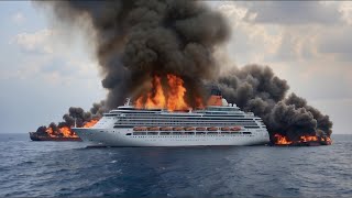 13 Minutes ago! Russia blew up the largest US cruise ship carrying 85 of its top generals.