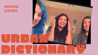 Reacting to Urban Dictionary Slang | Andesa Sisters