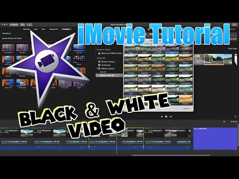 iMovie Tutorial 2016 - Black and White Video iMovie Tutorial 2016 - Black and White Video