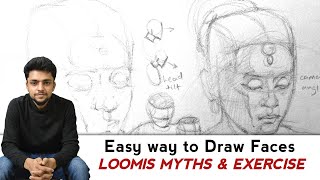 HEAD DRAWING and Exercises for Beginners