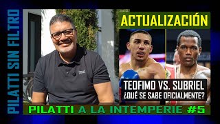 Actualización: Oficial, ¿qué se sabe sobre Teofimo vs. Subriel Matías?