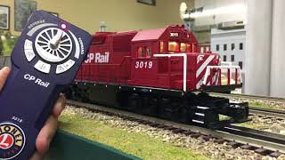 Lionel LionChief GP 38 CP-Rail #3019