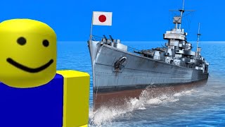 Average game of naval warfare as the Japanese