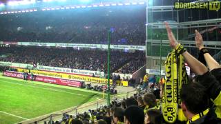 Stimmung Gästeblock BVB: 1. FC Kaiserslautern - Borussia Dortmund 13.02.2011 22. Spieltag (FCK HD)