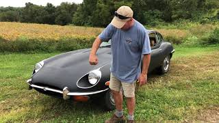 Jaguar E-Type - Rescued 1969 Fixed-Head Coupe Project - SOLD