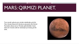 Planetlər haqqında ən maraqlı məlumatlar