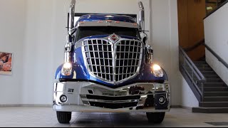 Getting a Semi Truck into the showroom at Maxim Truck \u0026 Trailer!