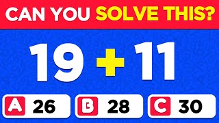 The Ultimate Math Quiz: 75 Sum Questions from Easy to Hard! 🧠