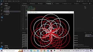 Python Tutorial | How To Create Circle Flower With Python
