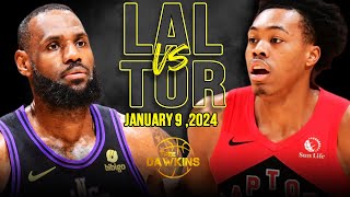 Los Angeles Lakers vs Toronto Raptors  Game Highlights | January 9, 2024 | FreeD
