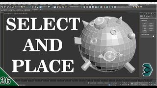 #26 || SELECT AND PLACE || 3DS MAX FULL MODELING TUTORIAL IN HINDI ||