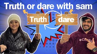 Truth or dare challenge with Sam 🤪| Dhanushree