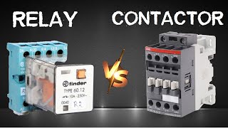 Contactor vs Relay | Difference between Contactor and Relay