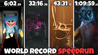 Poppy Playtime: Chapter 1,2,3,4-World Record Speedrun(Glitchless)