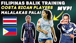 Filipinas Balik Training Na Sa COSTA RICA, COSTA RICAN Players Halimaw Pala! | Philippines Football