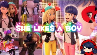 She likes a boy - Nxdia || Marinette y Zoé || Miraculous AMV || #Concursobug || Especial 143K🎉💞