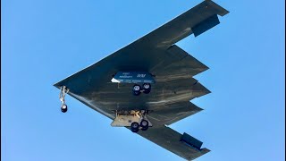 USAF B-2A Spirit Stealth Bomber 82-1071 ‘Spirit of Mississippi’ Arrives into RAAF Base Amberley