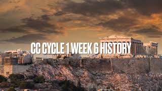 CC Cycle 1 Week 6 History