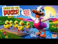 Five Little Ducks Song | Fun Nursery Rhyme for Kids | Learn Numbers with Mama Duck