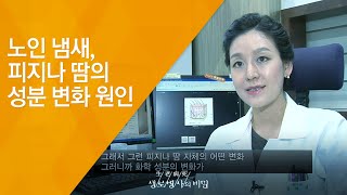 노인 냄새, 피지나 땀의 성분 변화 원인 - (20131023_479회 방송)_노인 냄새는 정말 불쾌한가요?