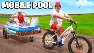 Ultimate Electric Bike Pool Party Trailer!
