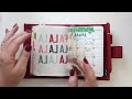 december a6 stalogy planner setup planner flip through