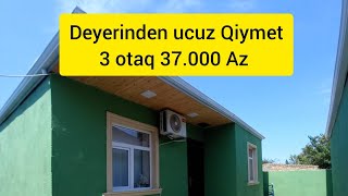 Yeni ev çixdi satişa 3 otaqli ev Bine qesebesinde 37.000 Azn Elaqe 0513809328