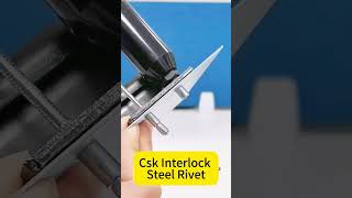 electric rivet guns  Countersunk Head  steel Interlock Q-Lock structural Interlock Rivetspop rivets