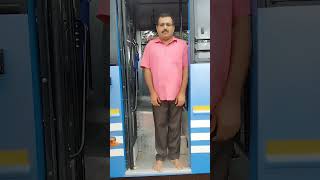 My new BS6 Route bus door sensor performance, safety first, Bekal, Kasaragod, Kerala, India