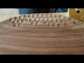 on wood _ woodworking walnut carving plate.