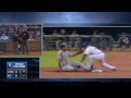 cws@kc royals challenge play at second in the 1st