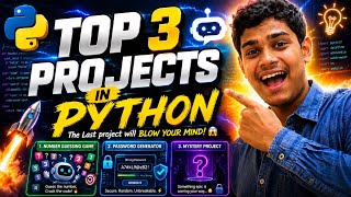Top 3 Python Projects Every Beginner Should Build in 2026 🚀