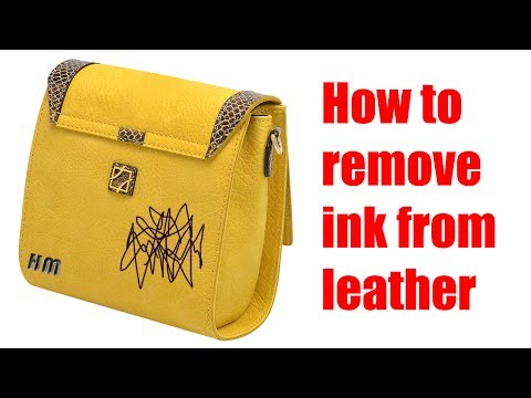 How to remove ink from leather How to remove ink from leather