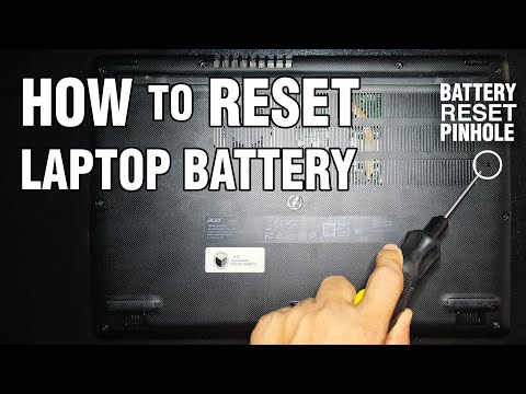 HOW TO Reset Laptop Battery | QUICK FIX for Randomly Shutting Down Issue #Shorts