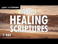 40+ Healing Scriptures with Soaking Music (looped) | Christian Meditation | Soaking Worship | 3 HRS