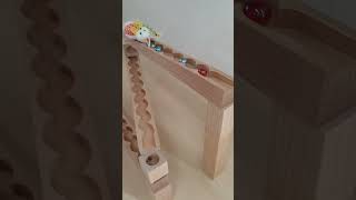 Marble Run Race ASMR HABA wave slope part44 #marblerun #マーブルラン #shorts