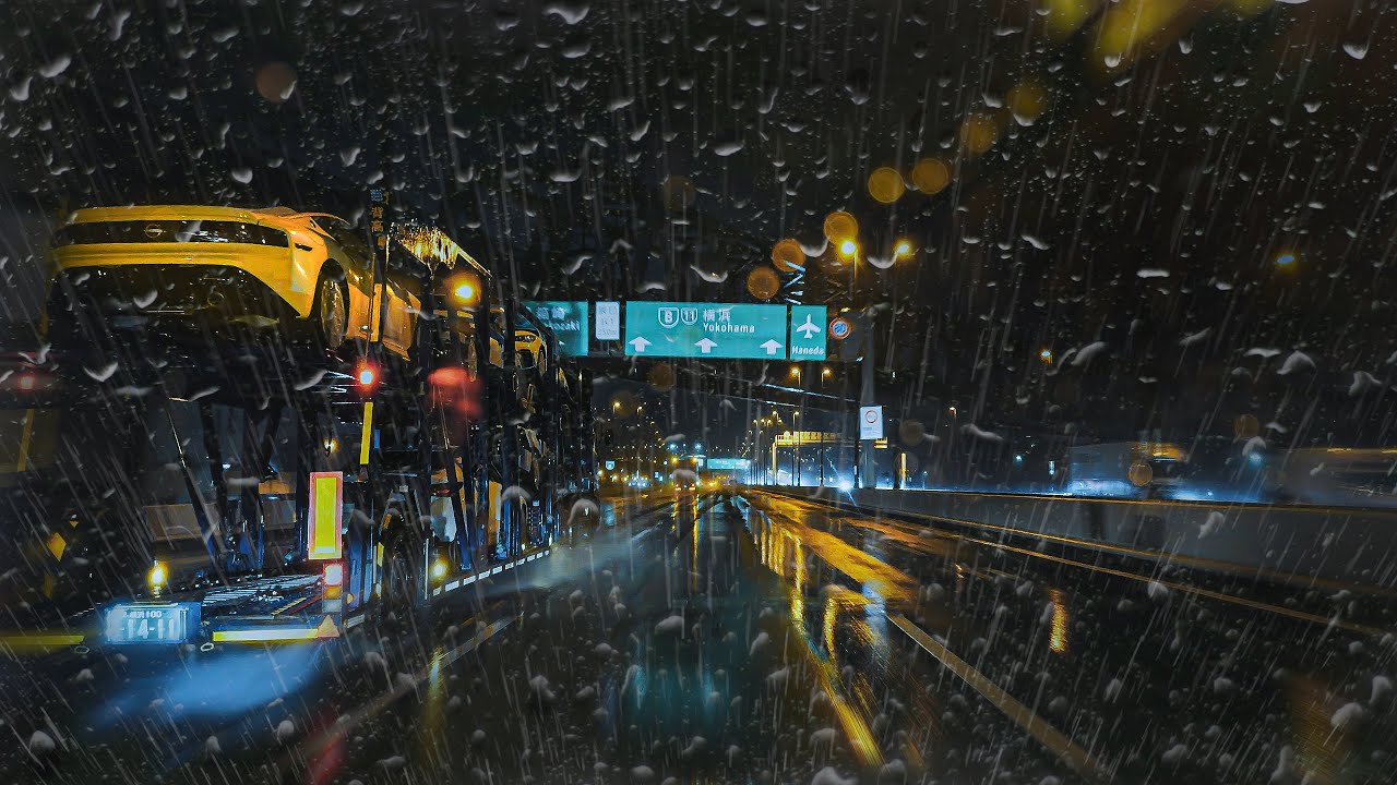 笘費ｸ愁riving On A Highway In Heavyrain 亢for Sleep Work Study Youtube