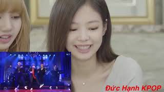 BLACKPINK reaction BTS Perform Boy With Luv feat  Halsey Live SNL on Saturday Ni