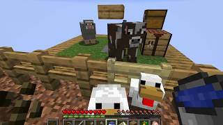 [minecraft one block skyblock] Playing as WADZEE but making squares [part:-2]