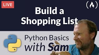 Build a Shopping List for the Command Line - Python Basics with Sam