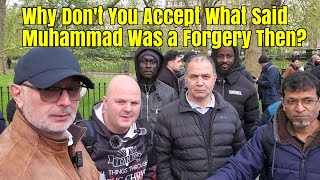 Speakers Corner/Paul Williams Twists Scripture, Then Does Not Want To Talk To Christians About Islam