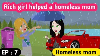 Homeless mom part 7 | English story | Learn English | English animation | Sunshine English