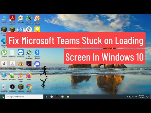 Исправить проблемы Microsoft Teams, зависающие на экране загрузки и не загружающиеся в Windows 10